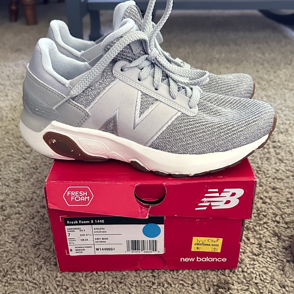 New Balance Gray Athletic Shoes